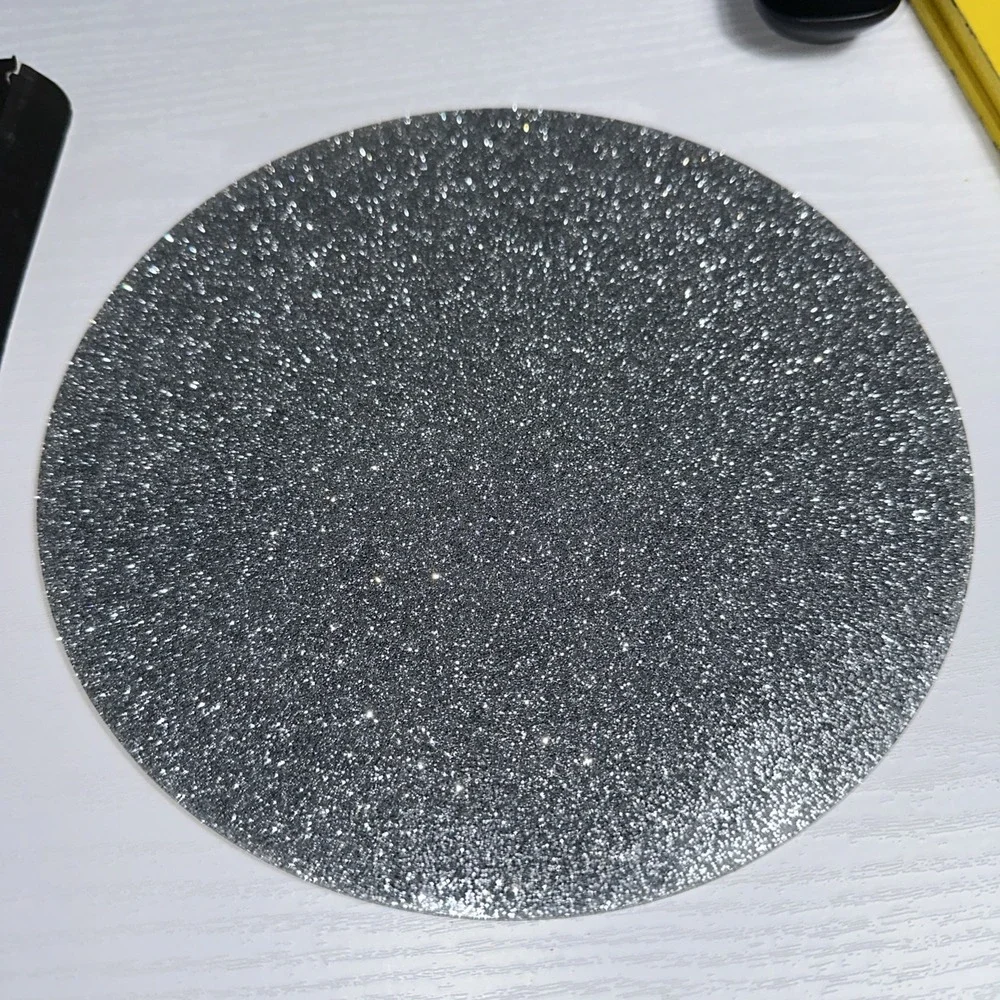 Williams Sonoma Flour Shop Cake Boards Set Of 3 Round Silver Metallic Display Bd